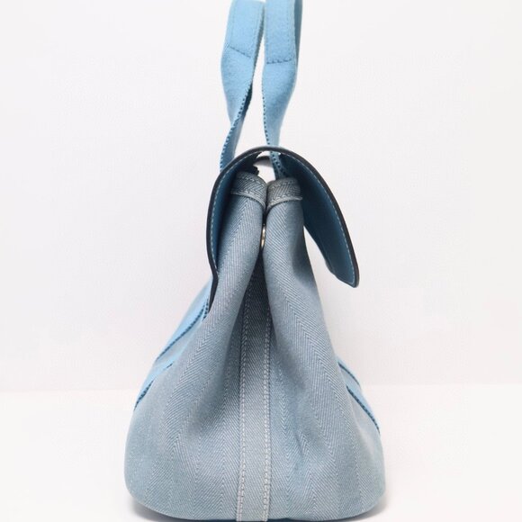 Hermès Vintage Swift Valparaiso Tote PM Blue Jean - Picture 4 of 16